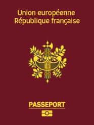 Обложка паспорта Франции